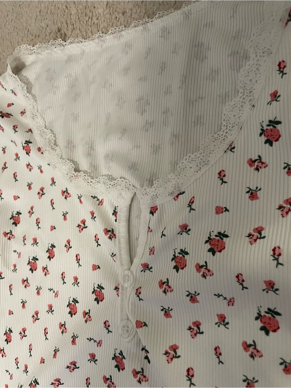Women's Floral PJs - Picture 4 of 7